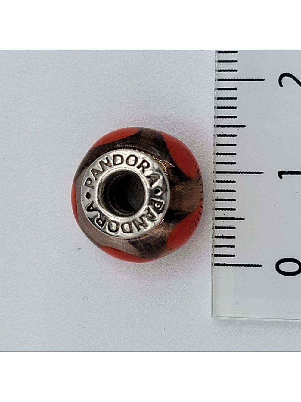 Pandora Murano Charm Ice Love Hearts #2582 - Picture 9 of 9
